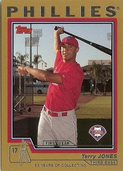 2004 Topps Traded & Rookies - Gold #T205 Terry Jones Front