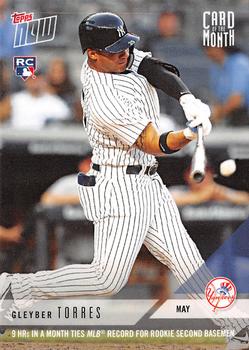 2018 Topps Now - Card of the Month #M-MAY Gleyber Torres Front