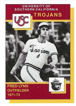 1990 USC All-Time Trojans Smokey #NNO Fred Lynn Front