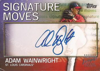 2004 Topps Traded & Rookies - Signature Moves #SM-AW Adam Wainwright Front