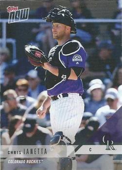 2018 Topps Now Road to Opening Day Colorado Rockies #OD-403 Chris Iannetta Front