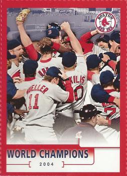 2005 Upper Deck McDonald's Boston Red Sox 2004 World Champions #9 World Champions Front