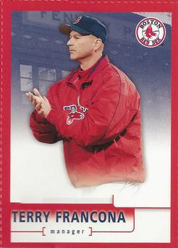 2005 Upper Deck McDonald's Boston Red Sox 2004 World Champions #27 Terry Francona Front