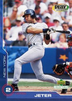 2001 Upper Deck Collectibles MLB PlayMakers #3 Derek Jeter Front