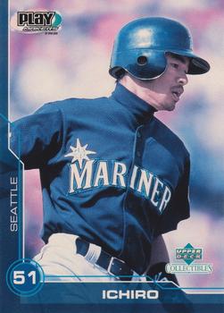 2001 Upper Deck Collectibles MLB PlayMakers #4 Ichiro Front