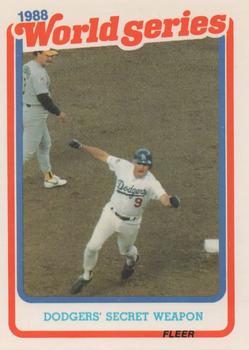 1989 Fleer - World Series Glossy #1 Dodgers' Secret Weapon Front