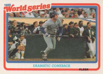 1989 Fleer - World Series Glossy #4 Dramatic Comeback Front