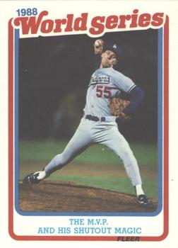 1989 Fleer - World Series Glossy #11 The MVP and His Shutout Magic Front