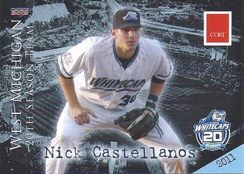2013 Choice West Michigan Whitecaps 20th Season #06 Nick Castellanos Front