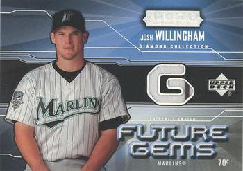 2004 Upper Deck Diamond Collection All-Star Lineup - Future Gems Jersey #FG-WI Josh Willingham Front
