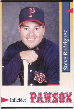 1995 Pawtucket Red Sox #7 Steve Rodriguez Front