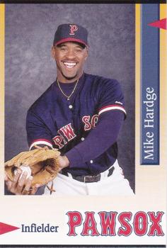 1995 Pawtucket Red Sox #10 Mike Hardge Front