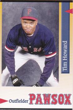 1995 Pawtucket Red Sox #11 Tim Howard Front