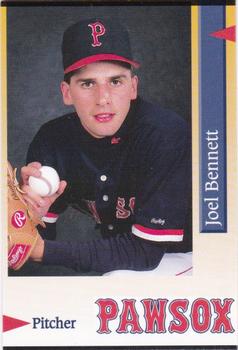 1995 Pawtucket Red Sox #18 Joel Bennett Front