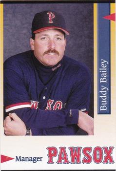 1995 Pawtucket Red Sox #26 Buddy Bailey Front