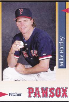 1995 Pawtucket Red Sox #27 Mike Hartley Front