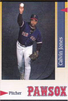 1995 Pawtucket Red Sox #36 Calvin Jones Front