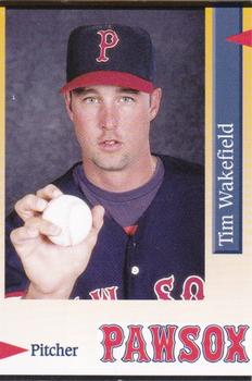 1995 Pawtucket Red Sox #NNO Tim Wakefield Front