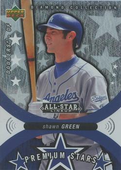 2004 Upper Deck Diamond Collection All-Star Lineup - Premium Stars #PS-SG Shawn Green Front