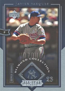 2004 Upper Deck Diamond Collection All-Star Lineup - Silver Honors #52 Javier Vazquez Front