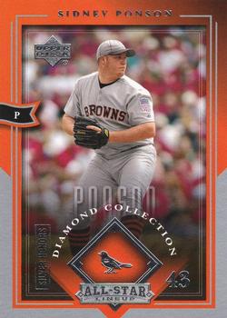 2004 Upper Deck Diamond Collection All-Star Lineup - Silver Honors #75 Sidney Ponson Front