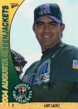 2004 MultiAd Augusta GreenJackets #9 Gary Galvez Front