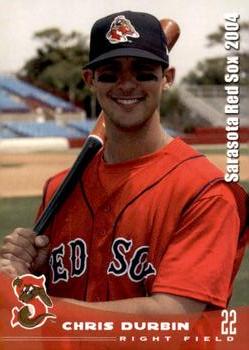 2004 Grandstand Sarasota Red Sox #NNO Chris Durbin Front