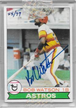 2004 Topps Originals Signature Edition #130 Bob Watson Front