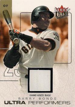 2004 Ultra - Ultra Performers Game-Used #UP/BB Barry Bonds Front