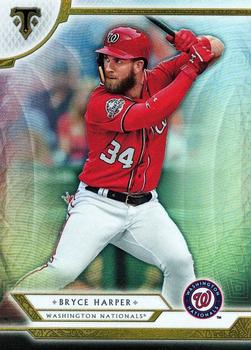 2018 Topps Triple Threads #1 Bryce Harper Front