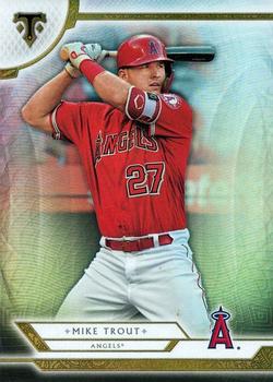 2018 Topps Triple Threads #4 Mike Trout Front