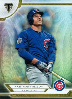 2018 Topps Triple Threads #8 Anthony Rizzo Front