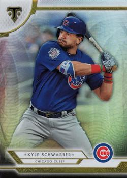 2018 Topps Triple Threads #9 Kyle Schwarber Front