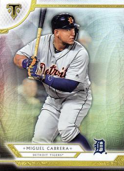2018 Topps Triple Threads #12 Miguel Cabrera Front