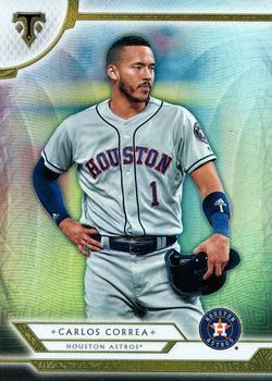 2018 Topps Triple Threads #14 Carlos Correa Front