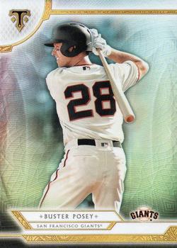2018 Topps Triple Threads #24 Buster Posey Front