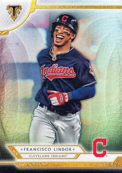 2018 Topps Triple Threads #32 Francisco Lindor Front