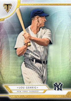 2018 Topps Triple Threads #76 Lou Gehrig Front
