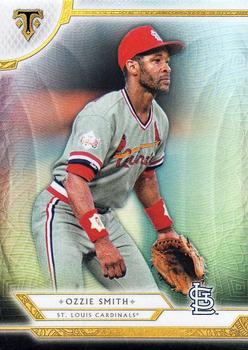 2018 Topps Triple Threads #89 Ozzie Smith Front