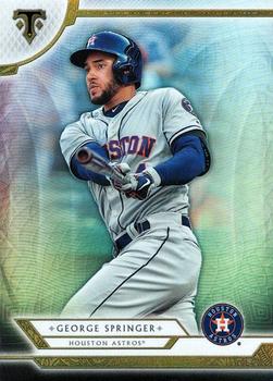 2018 Topps Triple Threads #91 George Springer Front