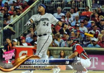 2018 Topps Update #US122 Jesus Aguilar Front