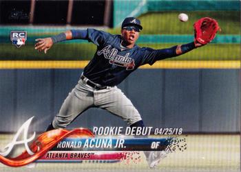 2018 Topps Update #US252 Ronald Acuna Jr. Front