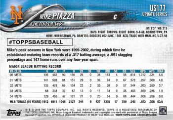 2018 Topps Update #US177 Mike Piazza Back