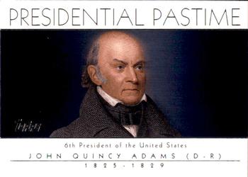2004 Topps - Presidential Pastime #PP6 John Quincy Adams Front