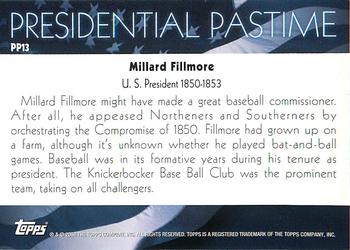 2004 Topps - Presidential Pastime #PP13 Millard Fillmore Back