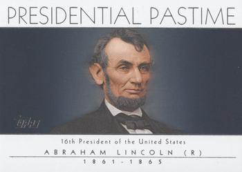 2004 Topps - Presidential Pastime #PP16 Abraham Lincoln Front