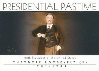 2004 Topps - Presidential Pastime #PP25 Theodore Roosevelt Front