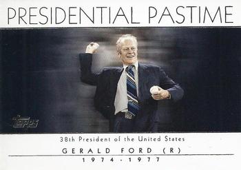 2004 Topps - Presidential Pastime #PP37 Gerald Ford Front