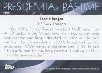 2004 Topps - Presidential Pastime #PP39 Ronald Reagan Back