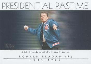 2004 Topps - Presidential Pastime #PP39 Ronald Reagan Front